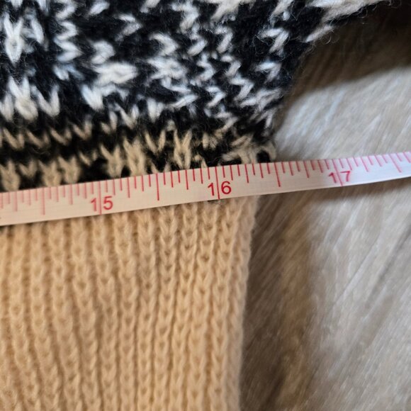 Nordstrikk Vintage Fair Isle Cardigan Heavyweight Girl's Youth Size Large (14) - Picture 8 of 9